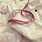 Drawstring Backpack Kids - interlock cotton