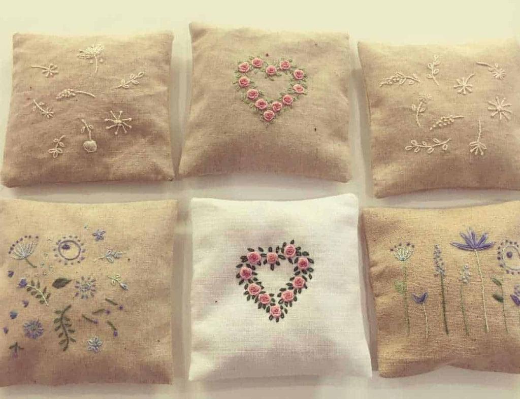 Scented Sachets - cotton linen