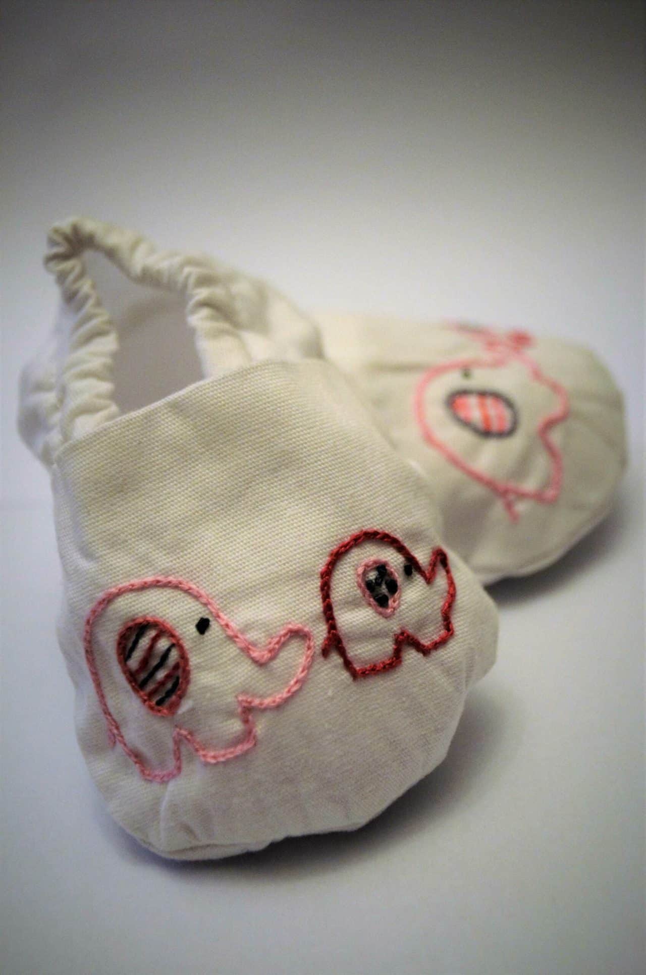 Slip On Baby Shoes - 0 - 6 months - cotton