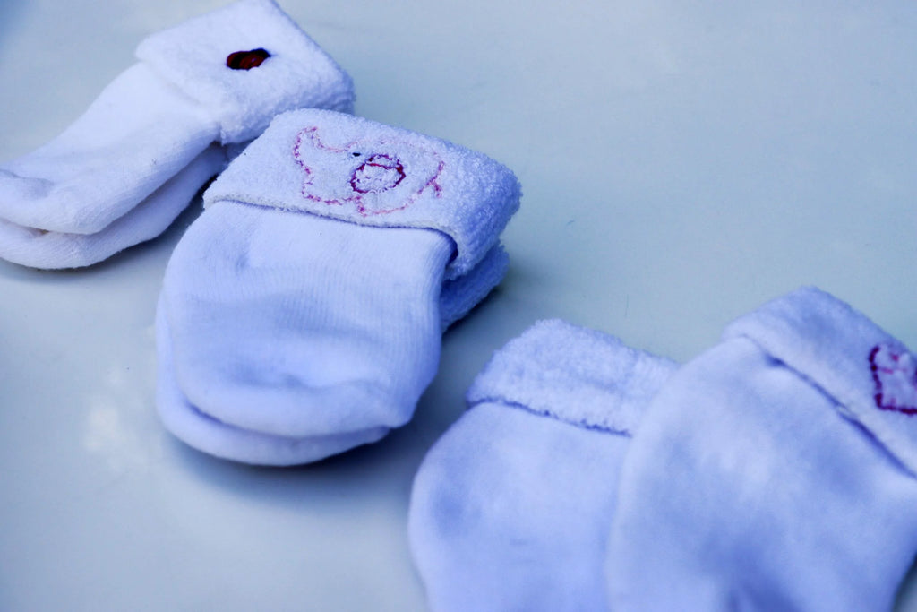 Baby Socks - 0 - 6 months - toweling